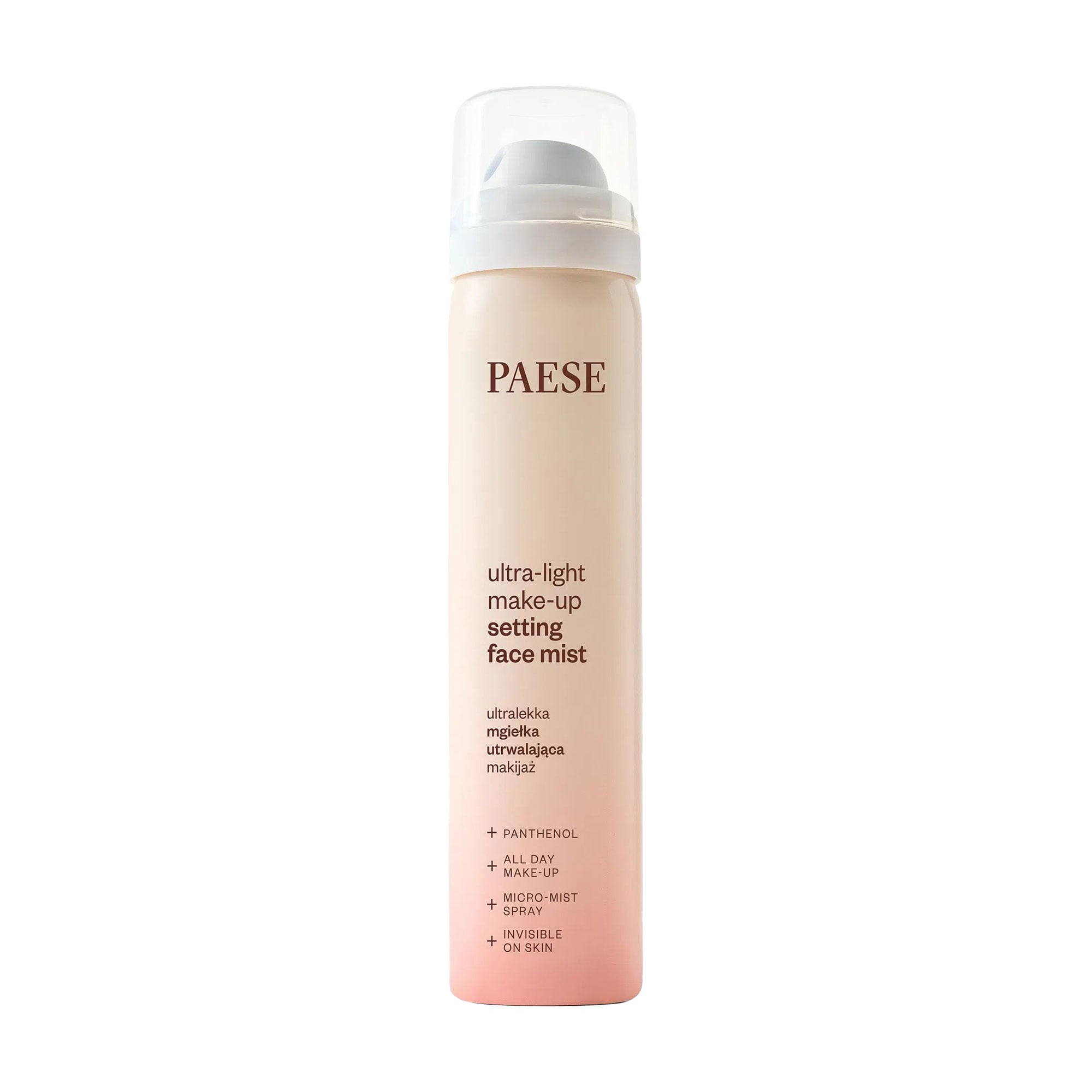 Ультралегкий спрей для фіксації макіяжу Paese Ultra-Light Make-Up Setting Face Mist, 75 мл